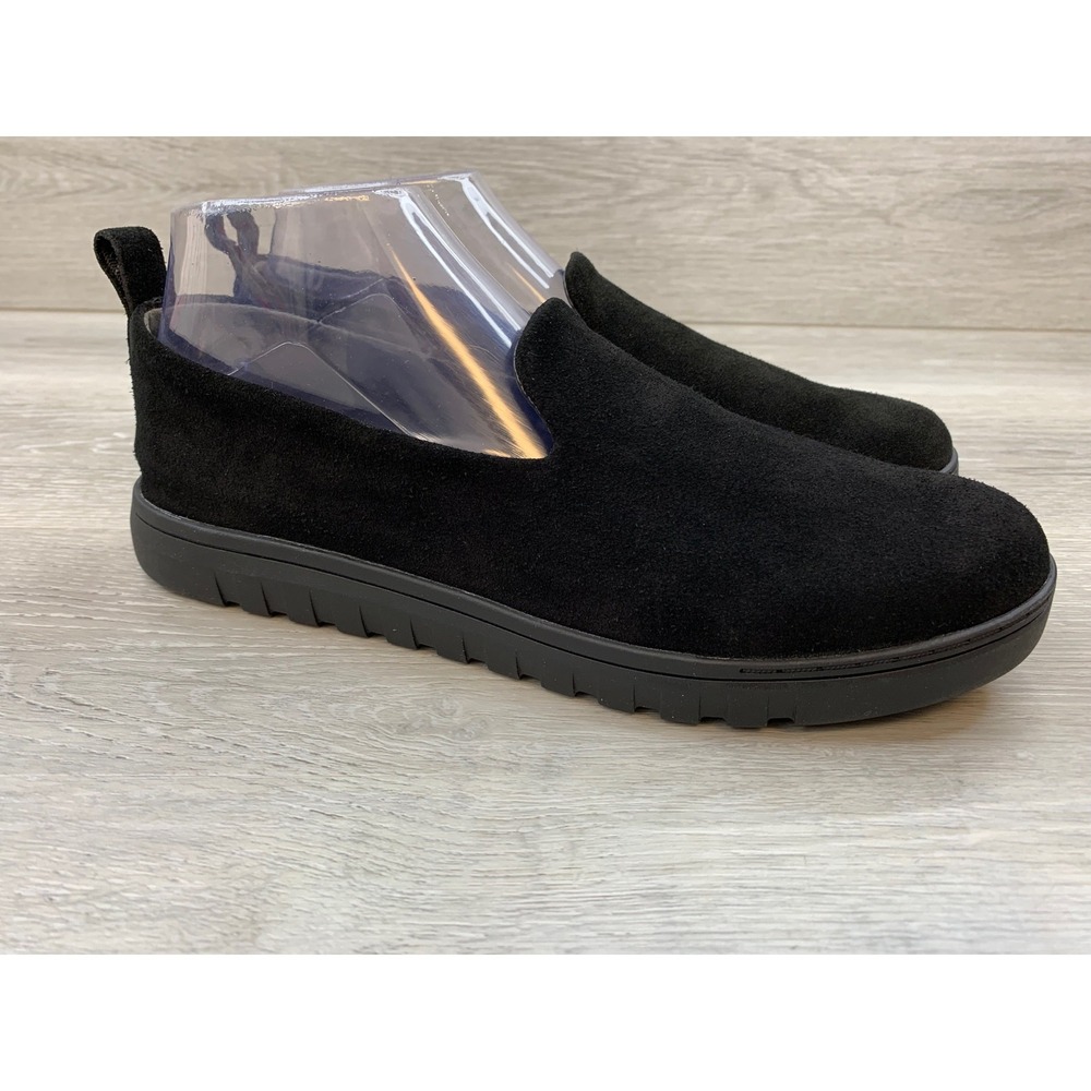 Vionic Uptown Willa Women's Sneakers Black Suede Slip On Loafer 9 Comfort Shoes